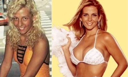 Confira os decotes de Carla <br>Perez antes e depois do silicone